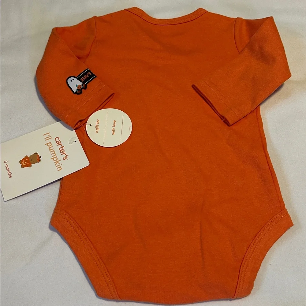 Carter's Orange Ghost Bodysuit
